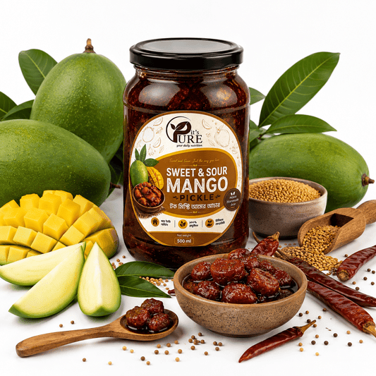 Sweet & Sour Mango Pickle | টক-মিষ্টি আমের আচার | It's Pure