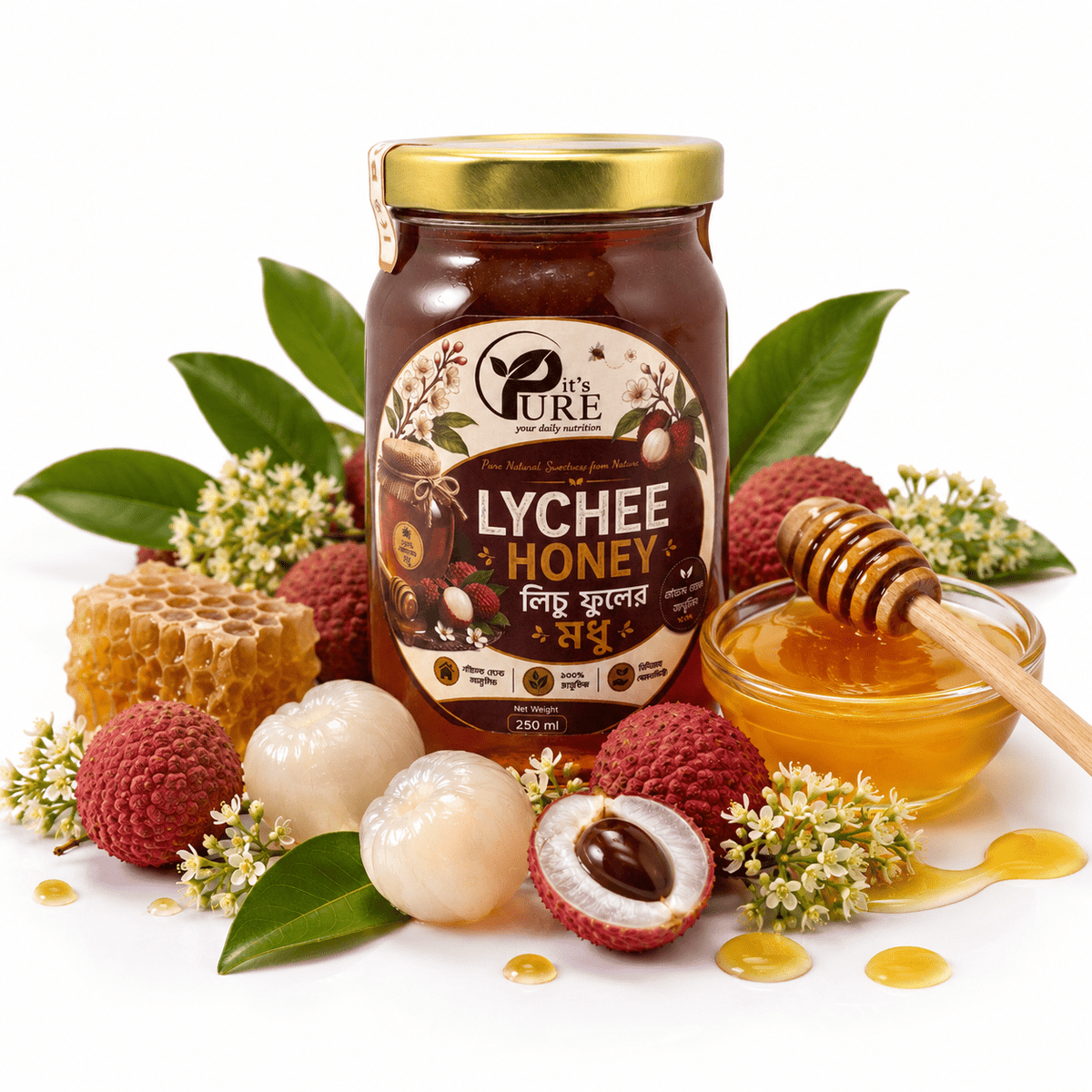 Lychee Honey | লিচু ফুলের মধু | It's Pure
