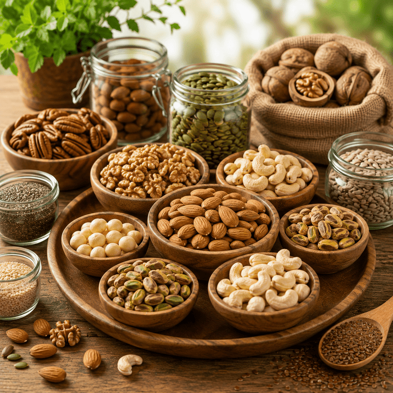 বাদাম ও বীজ খাওয়ার উপকারিতা এবং ব্যবহার | Its Pure