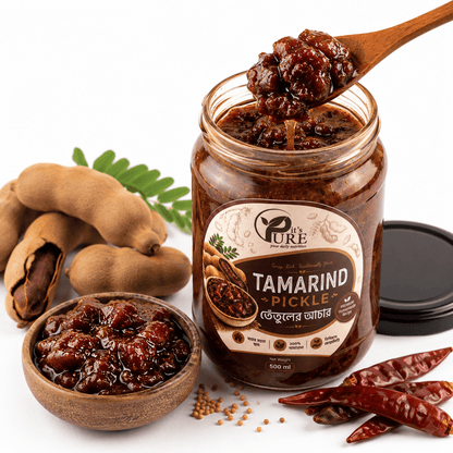 It's Pure Tamarind Pickle (Tetul Achar) Jar – Traditional Sweet & Tangy Bangladeshi Tamarind Pickle