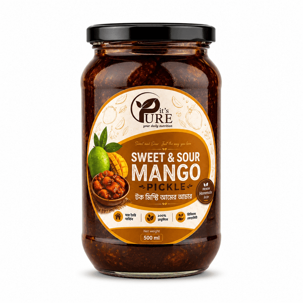 Sweet & Sour Mango Pickle | টক-মিষ্টি আমের আচার | It's Pure