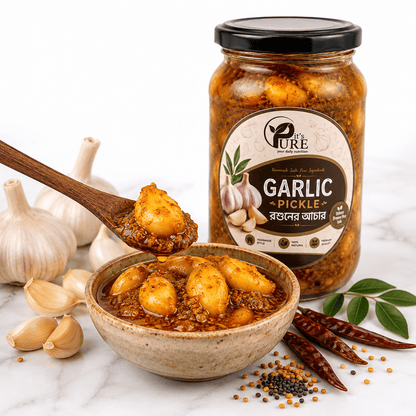 Garlic Pickle | রসুনের আচার | It's Pure