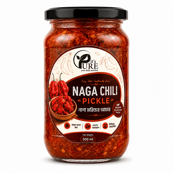 Naga Chili Pickle | নাগা মরিচের আচার | It's Pure